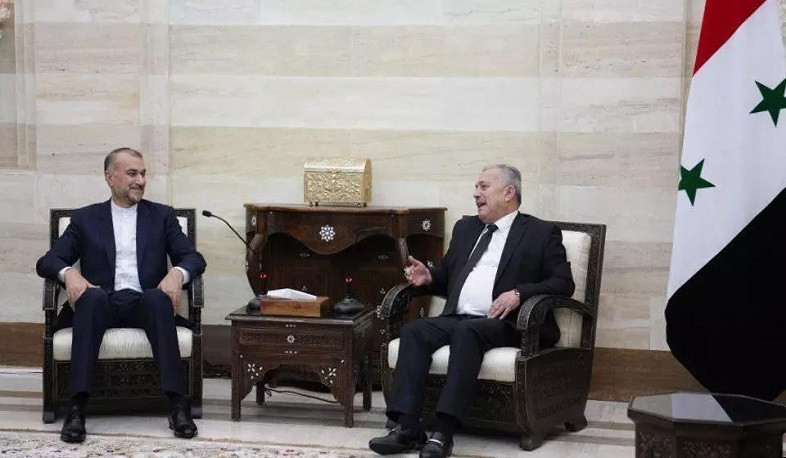 Աբդոլլահիանը Դամասկոսում իր պաշտոնակցի հետ քննարկել է Սիրիա-Թուրքիա հարաբերությունները