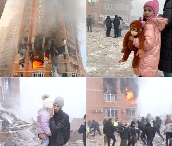 Ուկրաինայի քաղաքները վերջին ժամանակների ամենախոշոր հարձակումներից մեկին են ենթարկվել