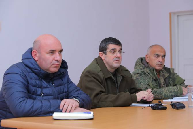 Օր առաջ պետք է վերականգնել կյանքի բնականոն հունը. Արցախի նախագահն Ասկերանում խորհրդակցություն է անցկացրել