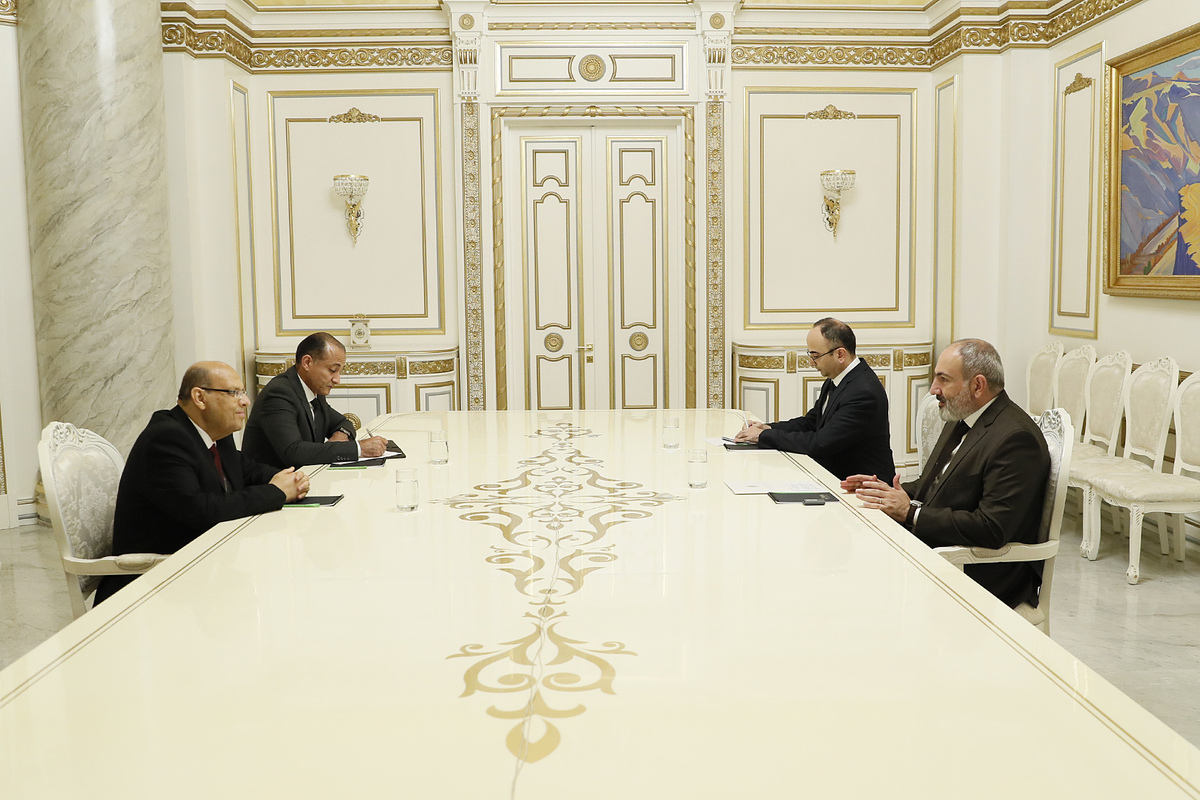 Премьер-министр провел прощальную встречу с послом Египта в Армении