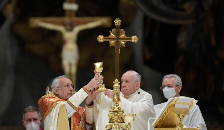 Հռոմի Ֆրանցիսկոս պապը և Հայ կաթողիկե համայնքի հոգևոր առաջնորդը հաստատել են Եկեղեցական ամբողջական Հաղորդությունը 