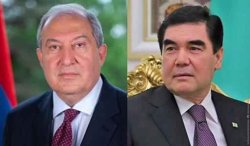  Արմեն Սարգսյանը շնորհավորական ուղերձ է հղել Թուրքմենստանի նախագահին