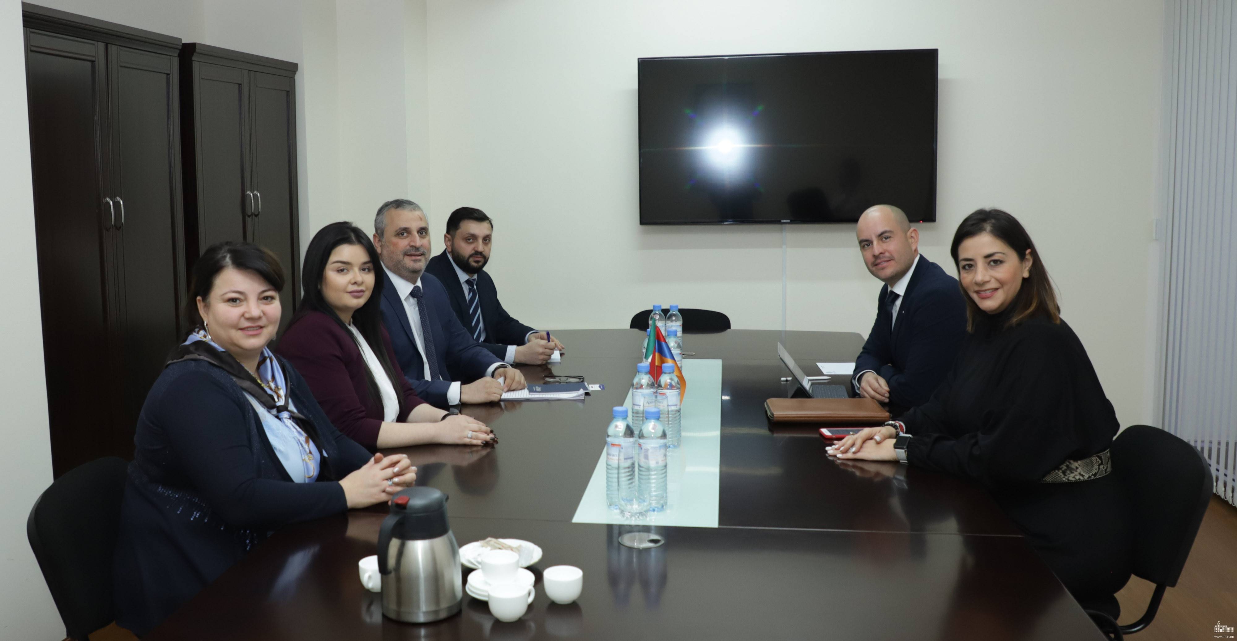 ԱԳ նախարարի տեղակալը հանդիպել է Մեքսիկա-ՀՀ բարեկամության պատգամավորական խմբի նախագահի հետ 