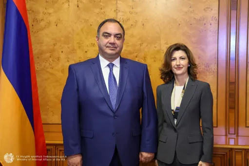 ՆԳ նախարարն ընդունել է ՄԱԿ ՓԳՀ ներկայացուցչի ժամանակավոր պաշտոնակատարին