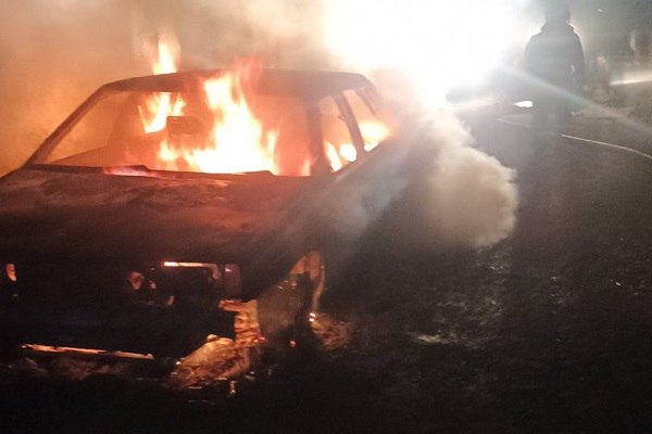 Խարբերդի ամառանոցներից մեկի բակում ավտոմեքենա է այրվել