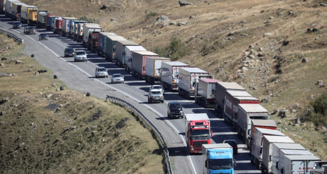 2023-ի 10 ամսում բեռնատարների տարանցումից Վրաստանը ստացել է 151,7 մլն լարիի եկամուտ