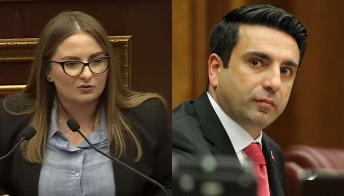Դու՛րս կշպրտեմ քեզ դահլիճից, «դու»–ով չխոսա՛ս. Ալեն Սիմոնյանը՝ Քրիստինե Վարդանյանին
