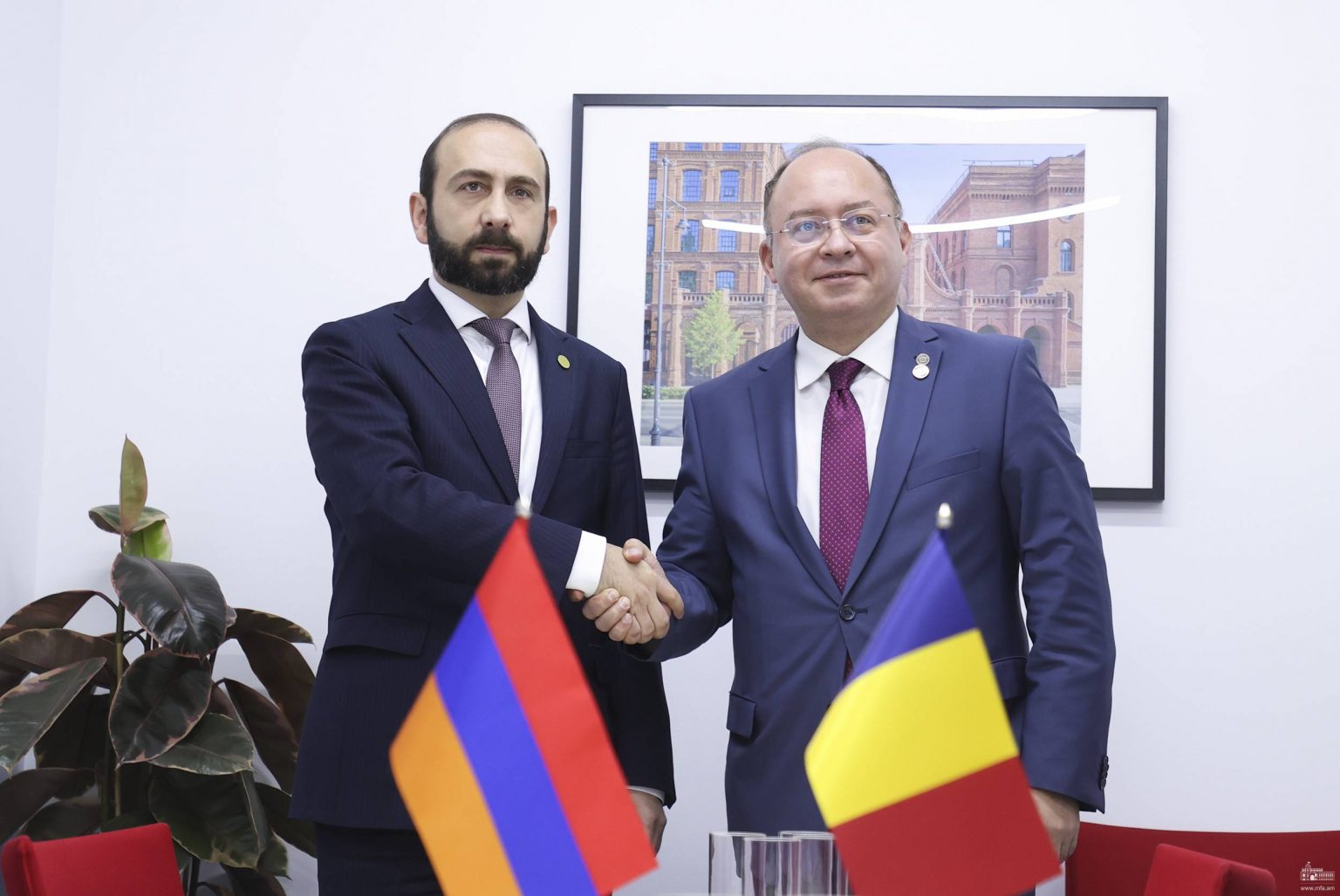 Встреча министров иностранных дел Армении и Румынии