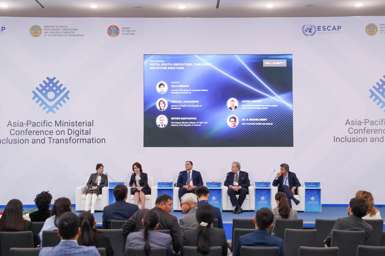 ԲՏԱՆ առաջին տեղակալը Ղազախստանում մասնակցել է UNESCAP-ի թվային ընդգրկման և վերափոխման թեմայով նախարարական խորհրդաժողովին