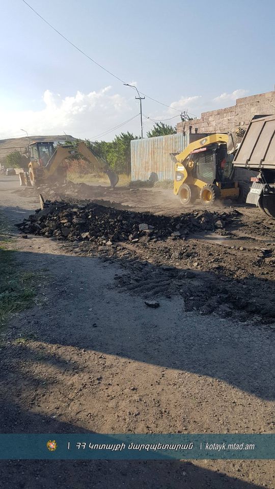 Նոր Գեղի համայնքում հիմնանորոգվում են ներհամայնքային ճանապարհներ