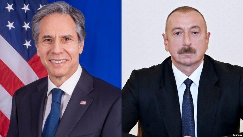 Перед поездкой в Брюссель Ильхам Алиев проговорил с Энтони Блинкеном