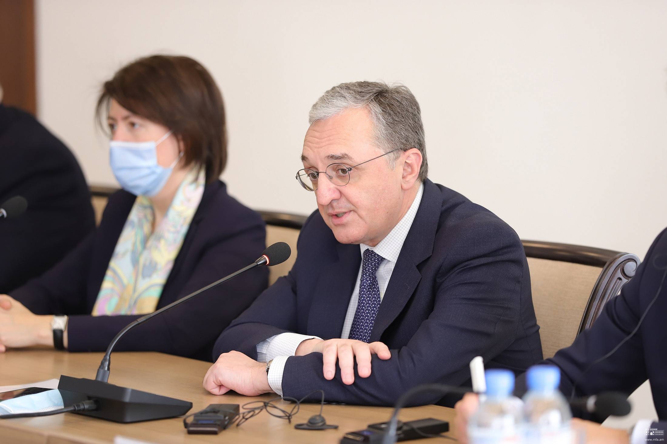 ՀՀ ԱԳ նախարար Զոհրաբ Մնացականյանի հանդիպումը Ֆրանսիայի Ազգային Ժողովի պատգամավորների հետ