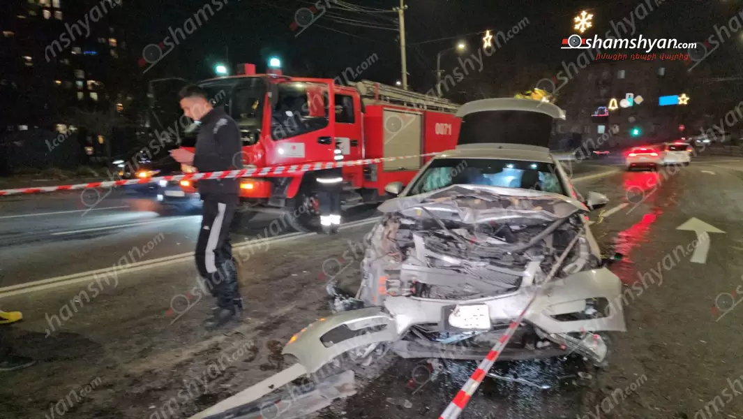 Երևանի Քըրք Քըրքորյան փողոցում բախվել են «Chevrolet Volt»-ը և «Opel Astra»-ն․ կան վիրավորներ