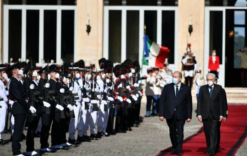 Հայաստանը կարևոր գործընկեր է. Իտալական մամուլը լայնորեն լուսաբանել է ՀՀ նախագահի առաջին պետական այցն Իտալիա