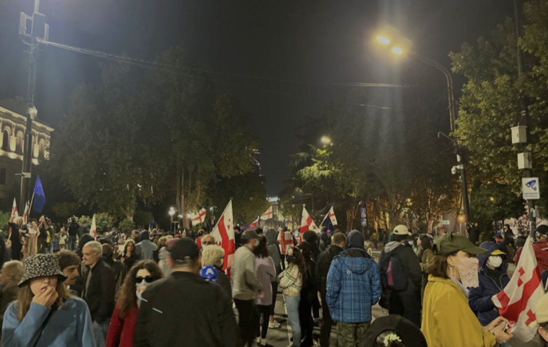 Եվրոպամետ բողոքի ցույցերի 312-րդ օրը Թբիլիսիում