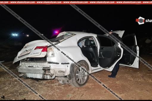 Երևան-Գյումրի մայրուղուն «Lexus» մի քանի պտույտ շրջվել է. վարորդը մահացել է