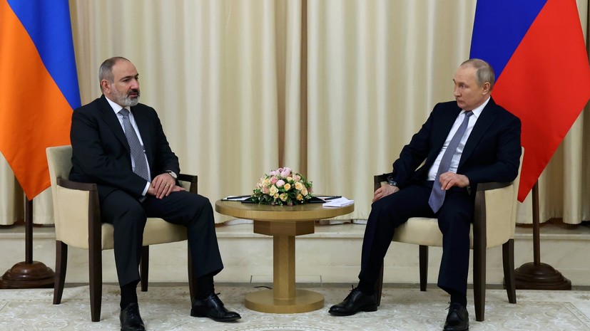 Путин и Пашинян поприветствовали процесс нормализации отношений Армении и Турции