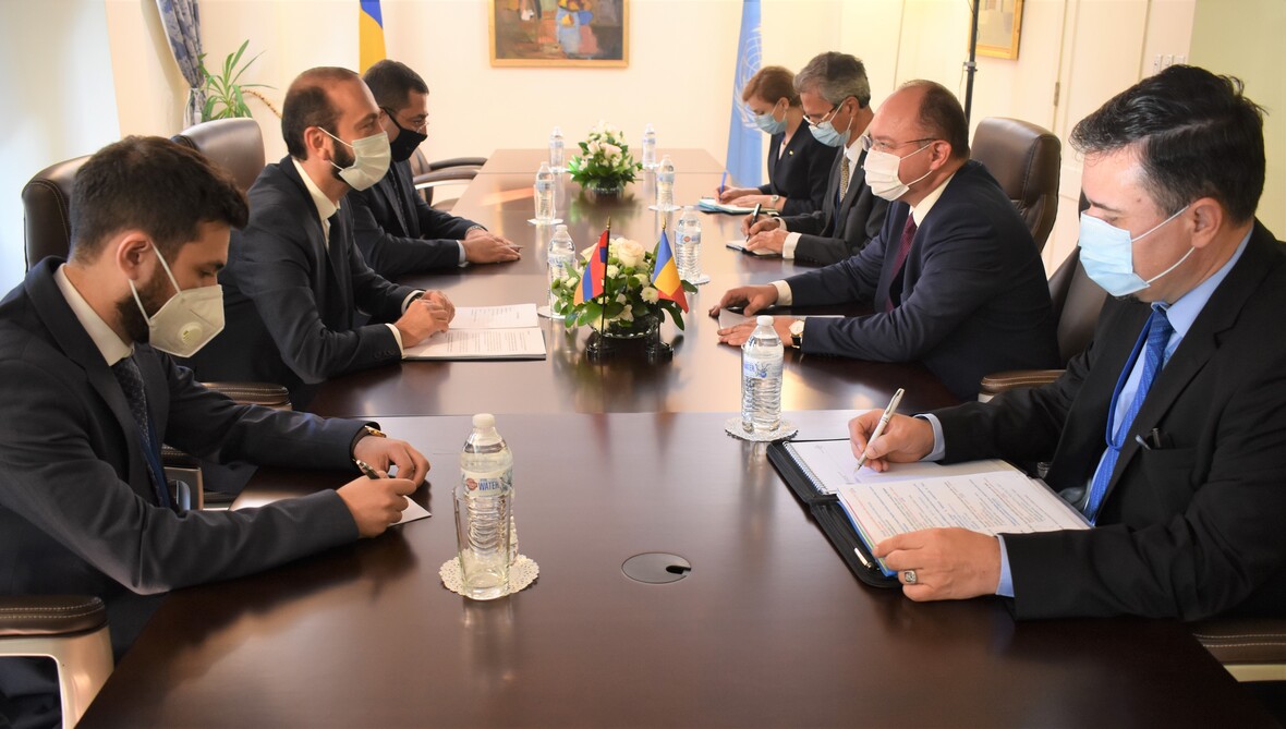 ՀՀ-ի և Ռումինիայի ԱԳ նախարարները կարևորել են ԼՂ հակամարտության խաղաղ կարգավորման գործընթացի վերսկսումը