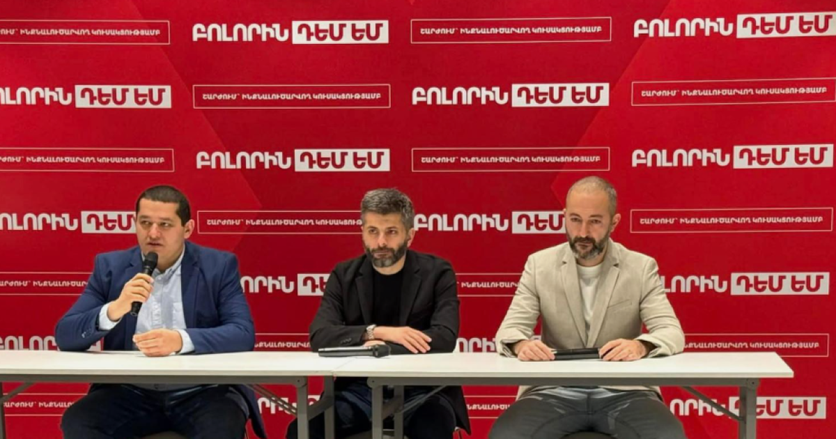 Ում հետ են բանակցում «Բոլորին դեմ եմ» շարժման համահիմնադիրները. «Հրապարակ»