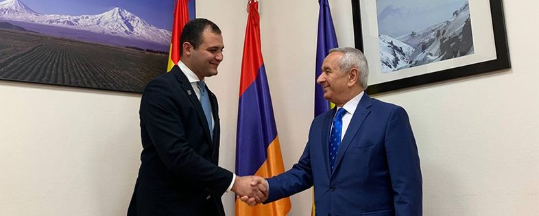Իսպանիայում ՀՀ դեսպանն ընդունել է Կատալոնիայի «Արարատ հայկական միության» նախագահին