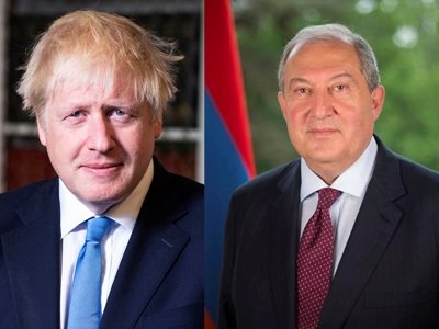 Արմեն Սարգսյանը Բորիս Ջոնսոնին մաղթել է շուտափույթ ապաքինում
