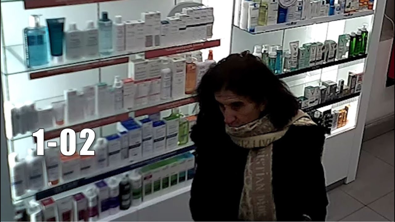 Տեսագրությունում պատկերված կինը կասկածվում է դեղատնից գողություն կատարելու մեջ