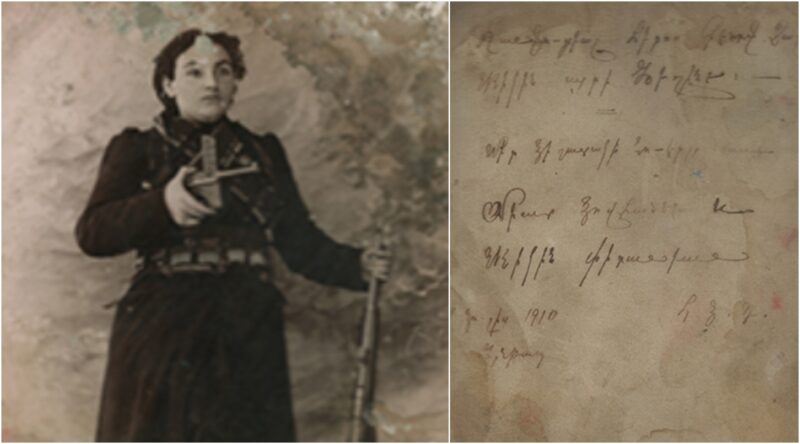Գևորգ Չաուշի այրու՝ Հեղինե (Եղսո) Չաուշի բնօրինակ լուսանկարը՝ ՀՑԹԻ-ում
