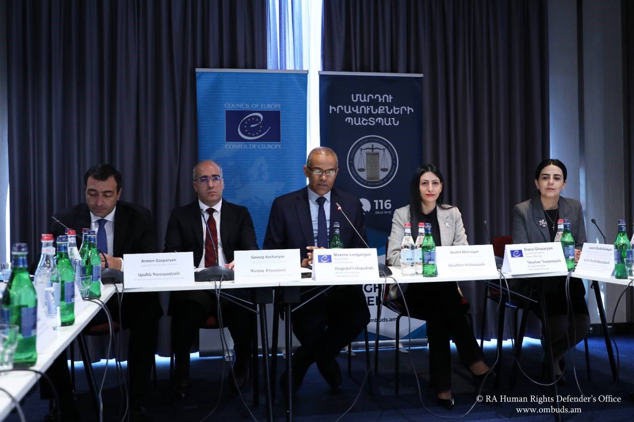 ՄԻՊ-ն ու ԵԽ գրասենյակը կազմակերպել են քննարկում՝ նվիրված քրեակատարողական առողջապահության ոլորտում միջգերատեսչական համագործակցության ամրապնդմանը