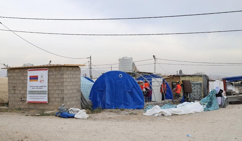 ՀՀ կառավարության աջակցությամբ մեկնարկել է Շեյխանի եզդի փախստականների ճամբարի 840 վրանների փոխելու աշխատանքների մեկնարկը