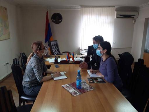 Արցախում ապրող ժողովուրդն իր վրա է կրում հետպատերազմական ազդեցությունները. Թանդիլյանը հանդիպել է Triangle génération humanitaire-ի տնօրենի հետ