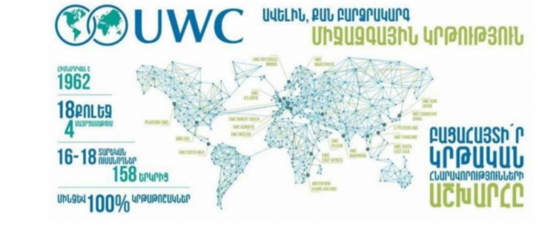 Արցախի դիմորդների համար երկարաձգվել է UWC միջազգային դպրոցներում հայտադիմումների ընդունման ժամկետը