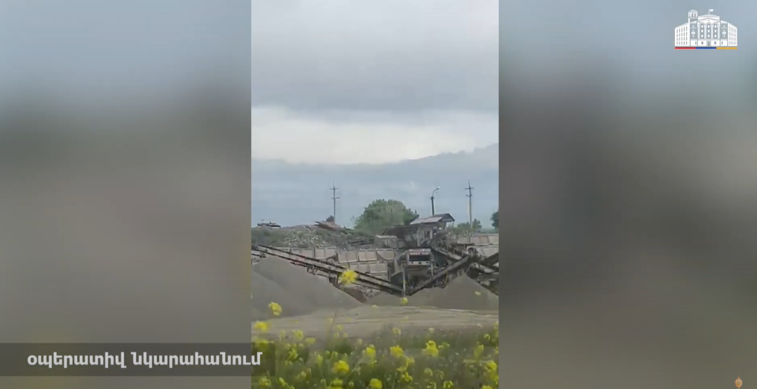 Ապօրինի արդյունահանում Դարբնիկ գյուղի տարածքում. Մասիսի ոստիկանների բացահայտումը
