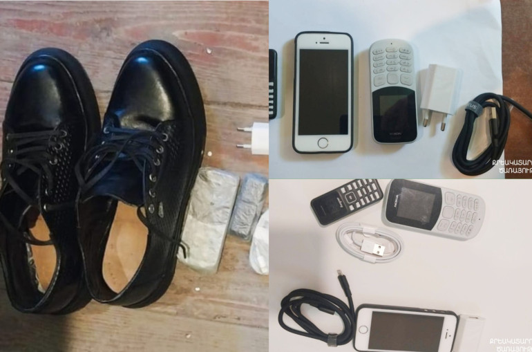 Կալանավորված անձի մոտ տեսակցության եկած քաղաքացու կոշիկների մեջ հայտնաբերվել են արգելված իրեր