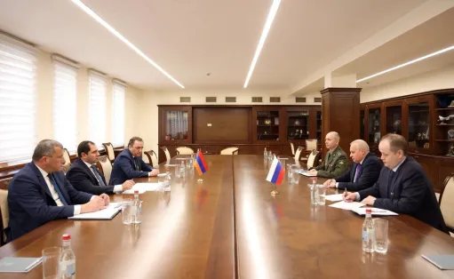 Сурен Папикян принял чрезвычайного и полномочного посла Российской Федерации в Республике Армения Сергея Копыркина