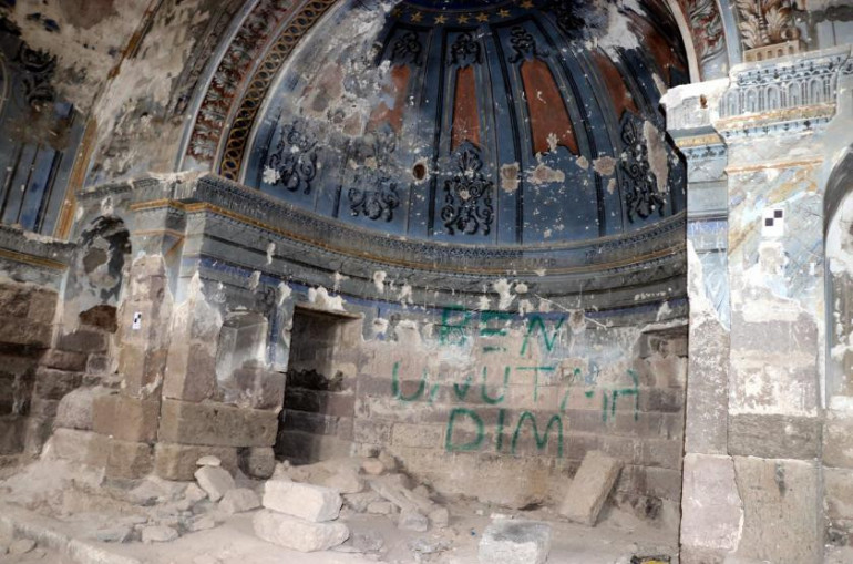 Գարո Փայլանն ահազանգում է․ Թուրքիայում վնասել են 18-րդ դարի հայկական եկեղեցին