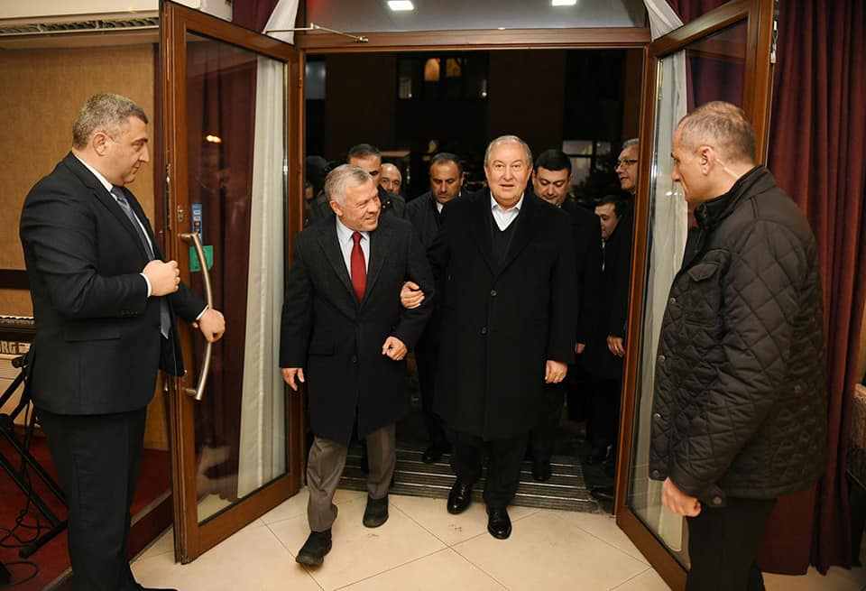  Արմեն Սարգսյանն ընթրել է Հորդանանի թագավորի հետ (լուսանկարներ)
