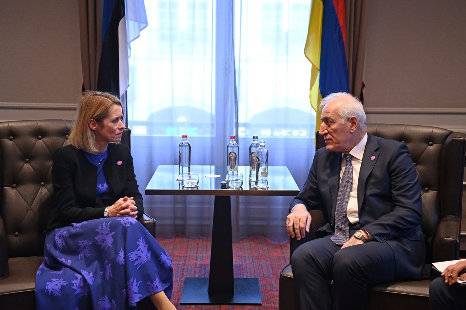 Նախագահ Վահագն Խաչատուրյանը հանդիպել է Էստոնիայի վարչապետի հետ