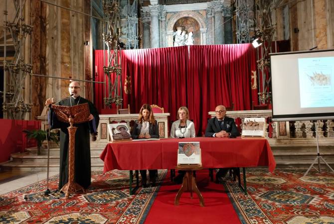 Հռոմի Սուրբ Նիկողայոս եկեղեցում տեղի է ունեցել Դադիվանքի որմնանկարների վերականգնման աշխատանքներին նվիրված գրքի շնորհանդեսը