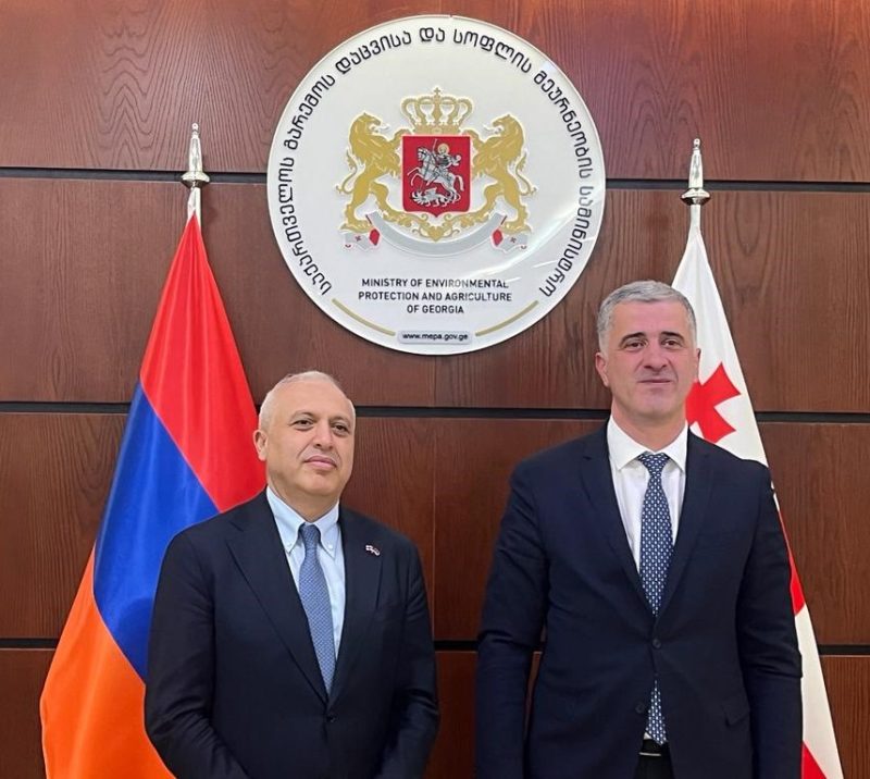 Քննարկվել են գյուղատնտեսության ոլորտում Հայաստանի և Վրաստանի միջև համագործակցության հնարավորությունները