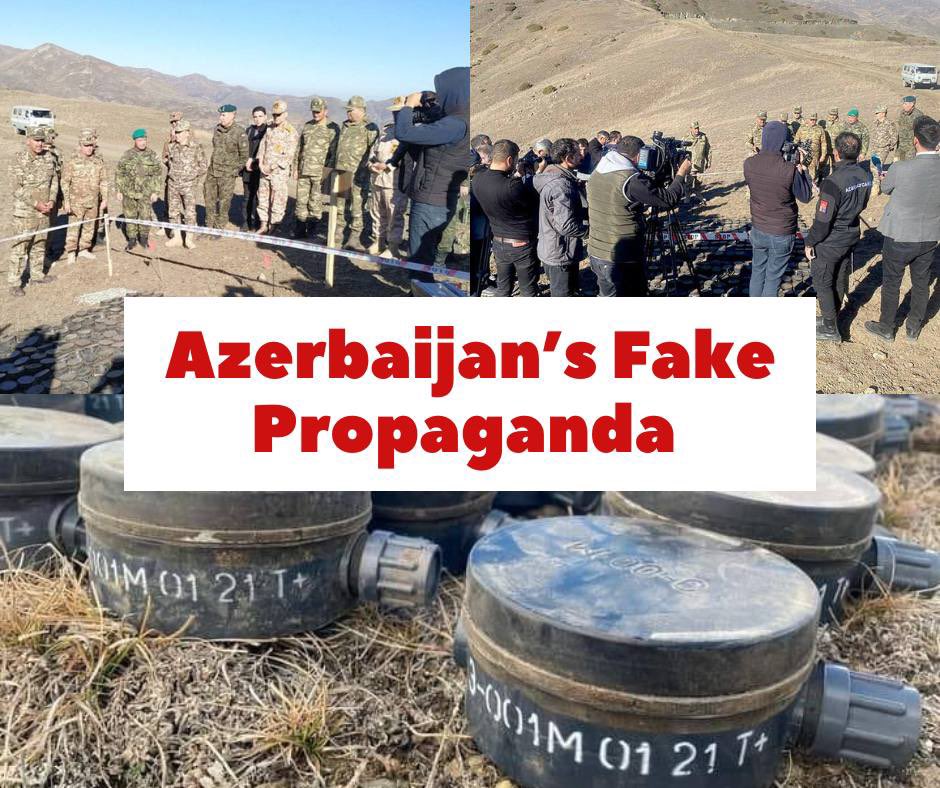Азербайджанцы перевезли мины из Джермука в Сарибаб, чтобы ложно обвинить Армению
