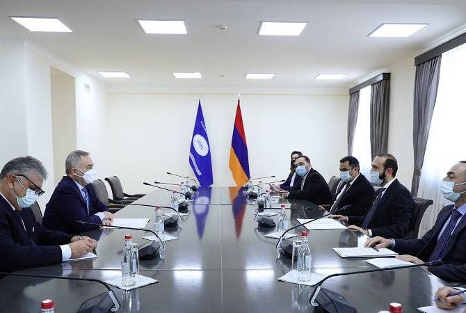 Արարատ Միրզոյանն ընդունել է ՍԾՏՀԿ գլխավոր քարտուղար Լազար Կոմանեսկուին
