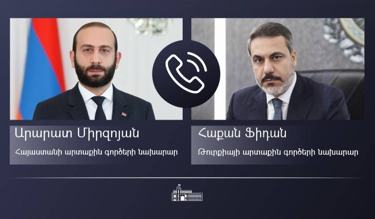 Միրզոյանը հեռախոսազրույց է ունեցել Թուրքիայի արտաքին գործերի նորանշանակ նախարարի հետ