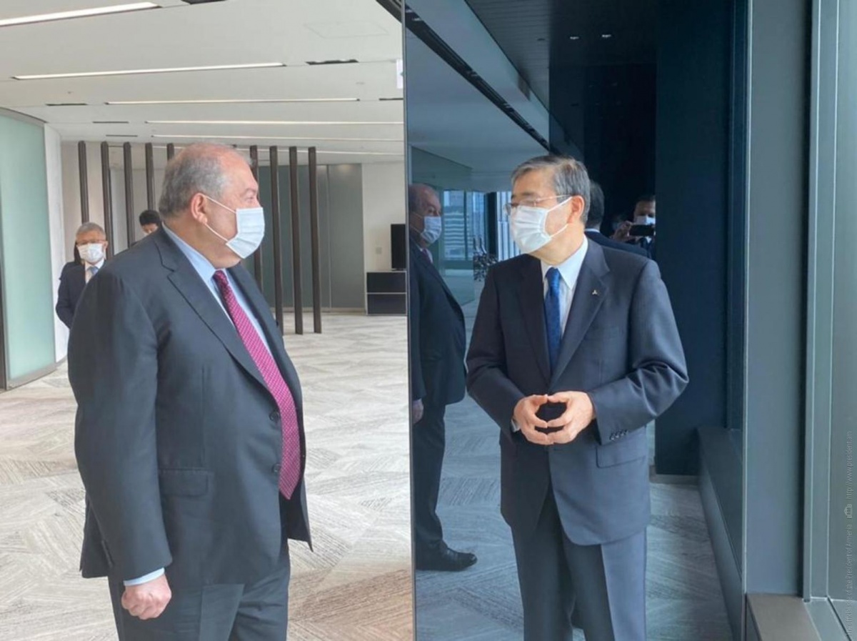 Ուզում եմ Հայաստանը բարձր տեխնոլոգիական երկիր տեսնել. ՀՀ նախագահ Սարգսյանը՝ Mitsubishi Heavy Industries-ի նախագահին