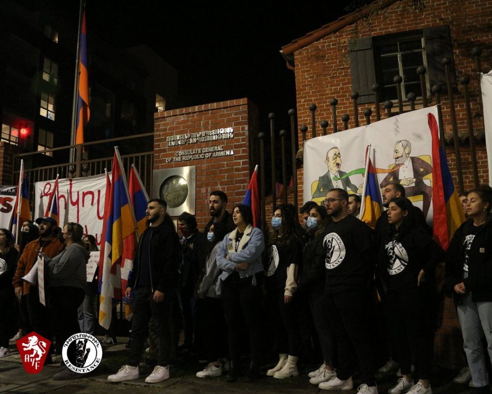 Ակցիա՝ Գլենդելում ՀՀ հյուպատոսության առջև