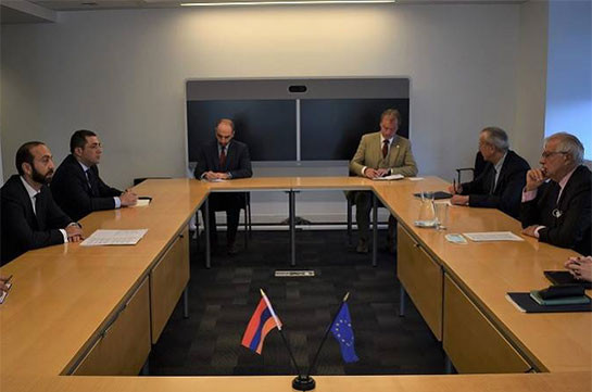 Արարատ Միրզոյանն ու Ժոզեպ Բոռելը կարևորել են ջանքերի գործադրումը՝ դեէսկալացիայի և տարածաշրջանում անվտանգության ու կայունության ապահովման ուղղությամբ