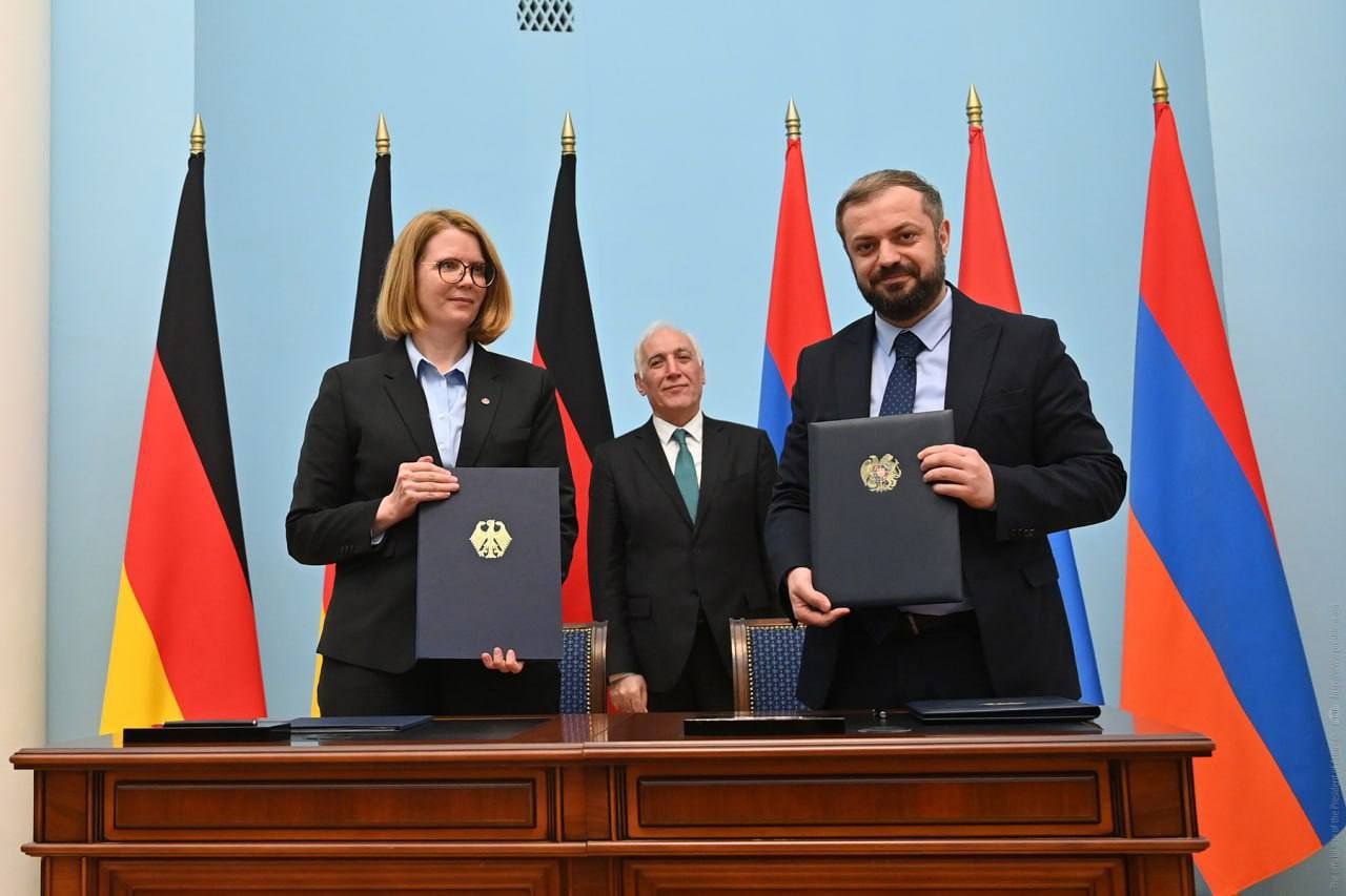 ՀՀ-ի և Գերմանիայի կառավարությունների միջև ֆինանսական համագործակցության մասին համաձայնագիր է ստորագրվել