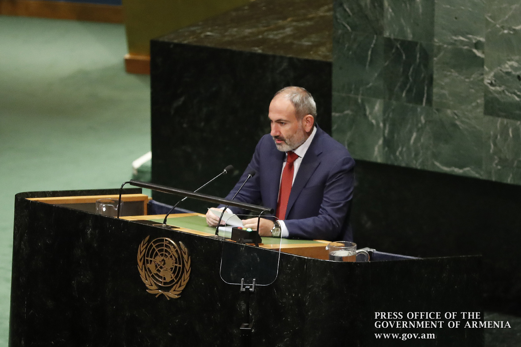Նիկոլ Փաշինյանը ելույթ կունենա ՄԱԿ-ի գլխավոր ասամբլեայում