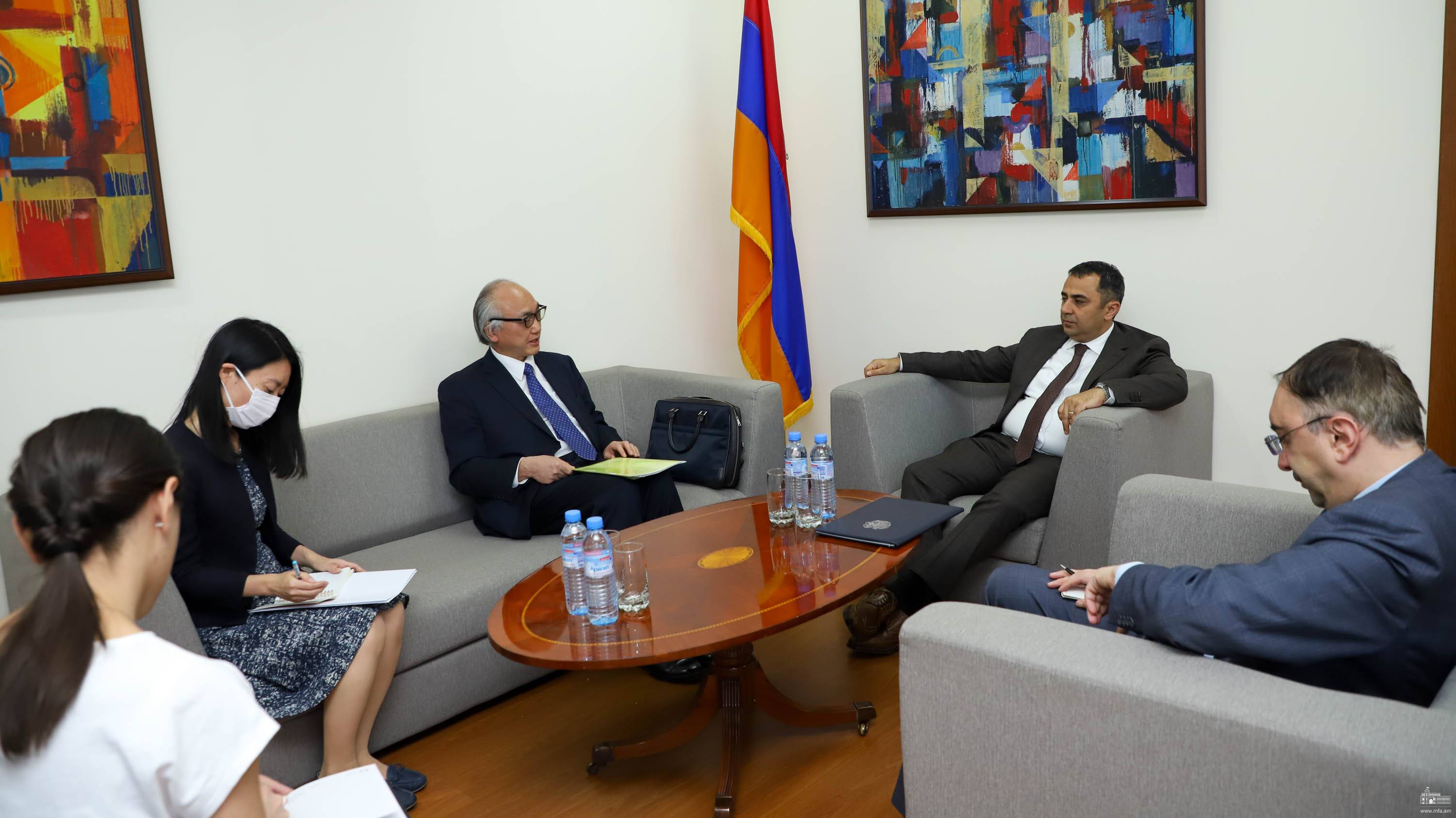 Շնորհավորական նամակների փոխանակման արարողություն՝ ՀՀ-Ճապոնիա դիվանագիտական հարաբերությունների հաստատման 30-ամյակի առթիվ