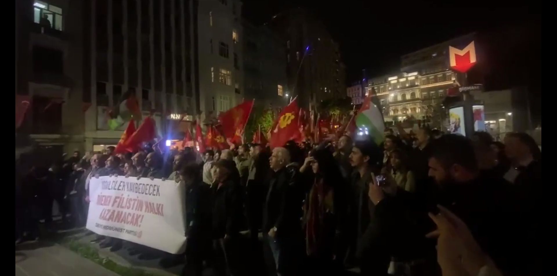 Թուրք կոմունիստները Ստամբուլում հակաիսրայելական ցույց են կազմակերպել