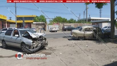 Երևանում բախվել են ГАЗ 2121-ն ու Volkswagen-ը. կա վիրավոր
